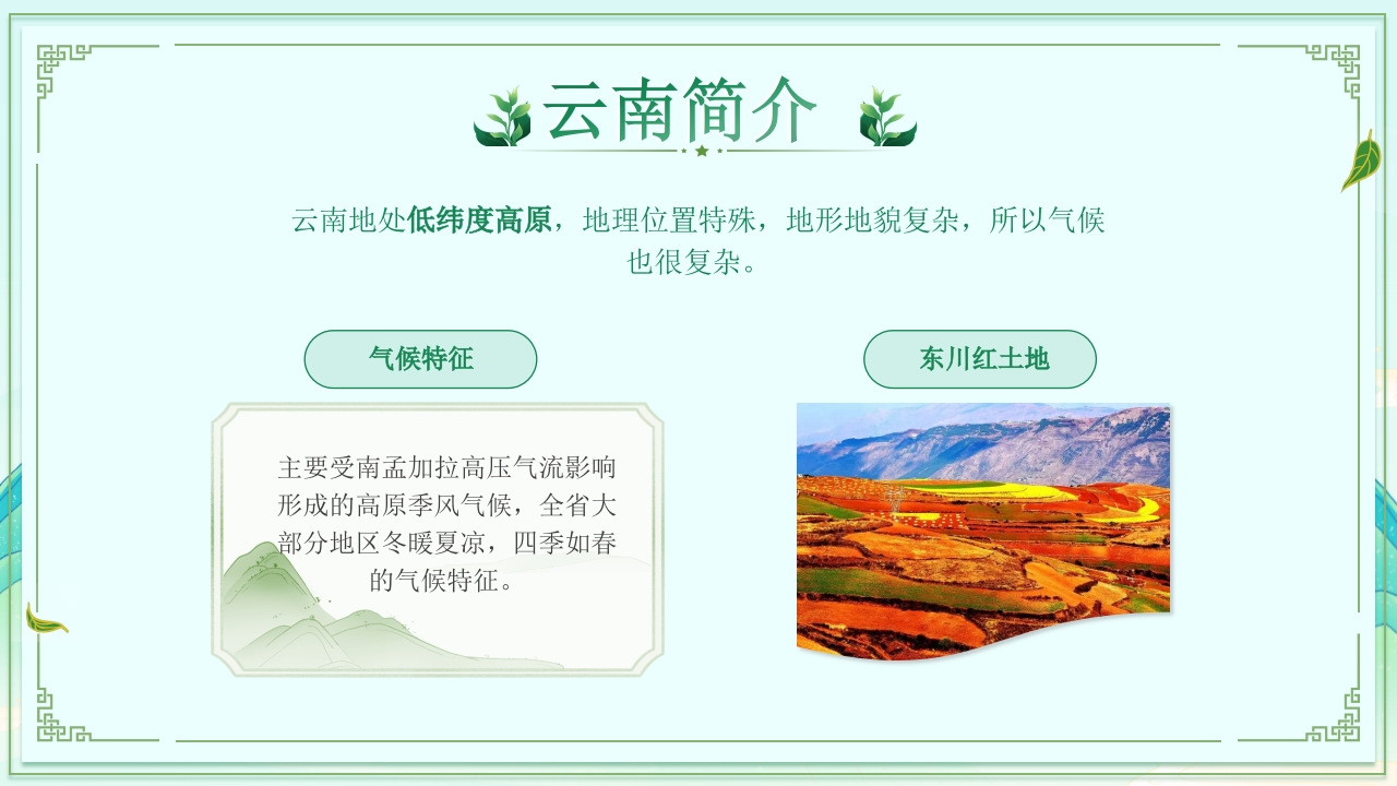 梦幻之旅七彩云南旅游旅行宣传PPT课件5
