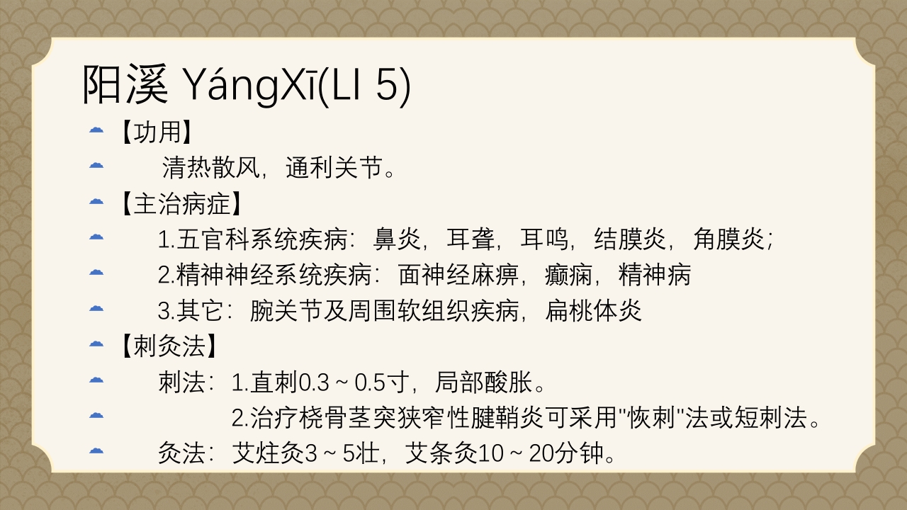 中医经络之《手阳明大肠经》PPT课件22