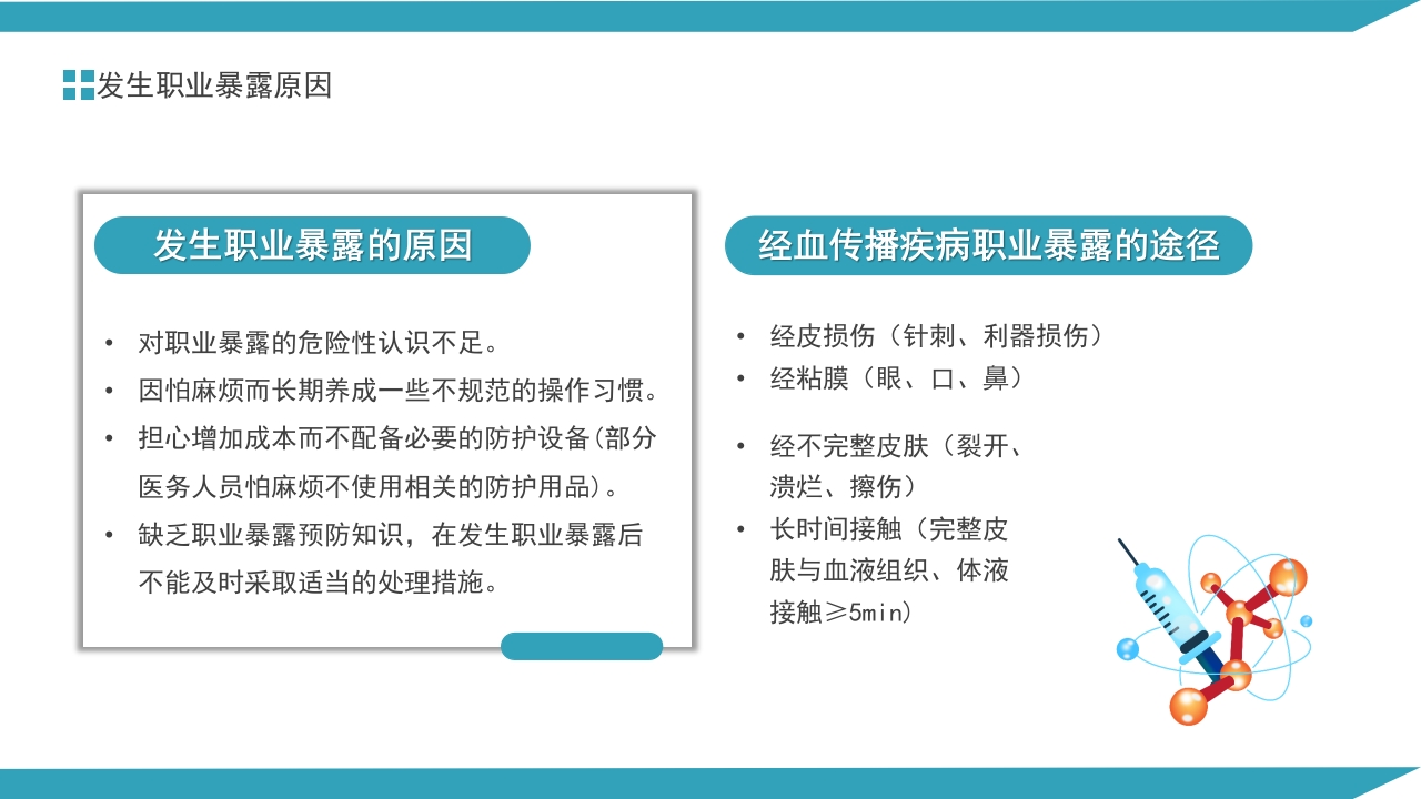 医务人员血源性职业暴露与预防PPT课件11