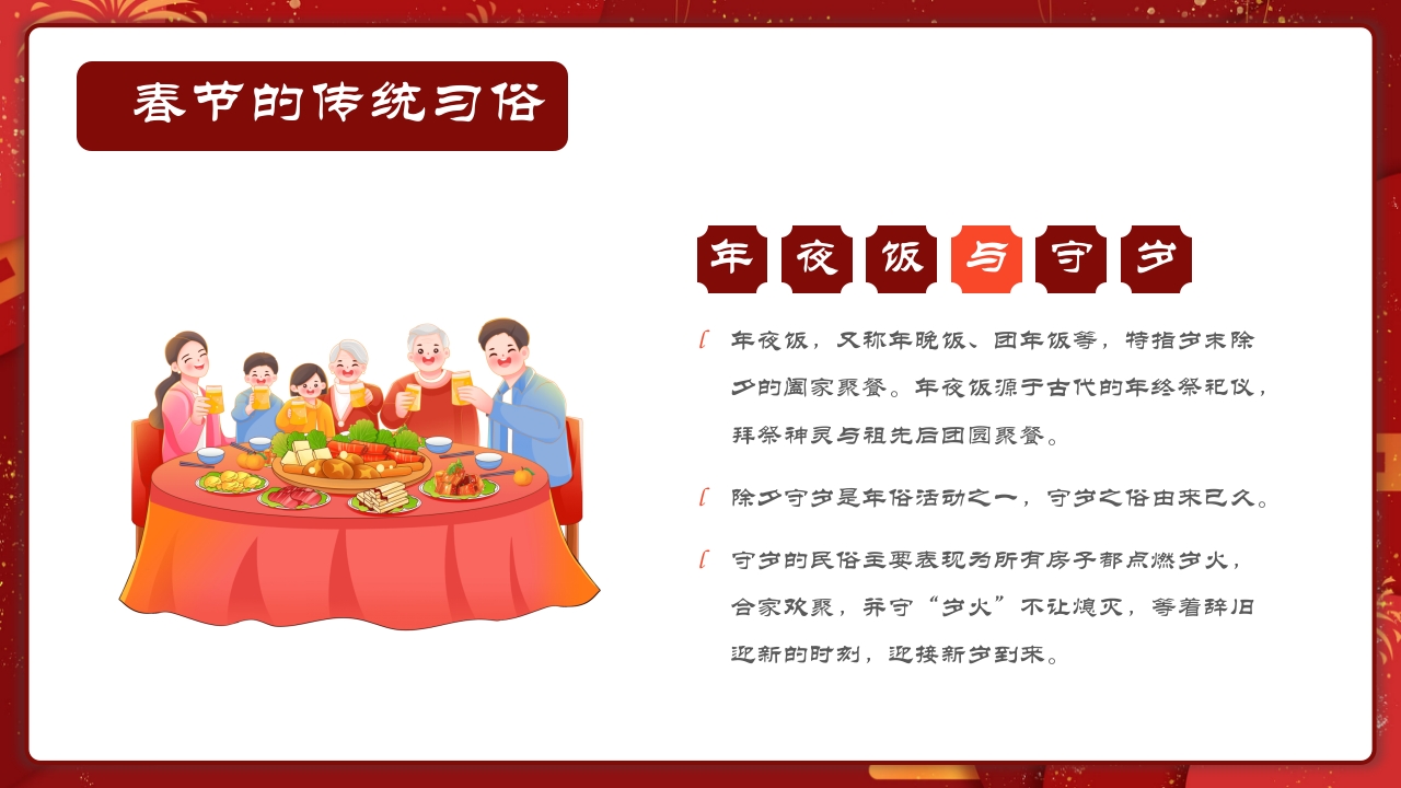 春节传统节日介绍PPT课件15