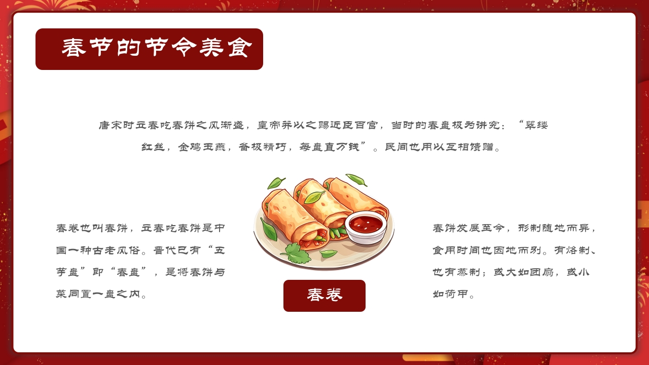 春节传统节日介绍PPT课件21