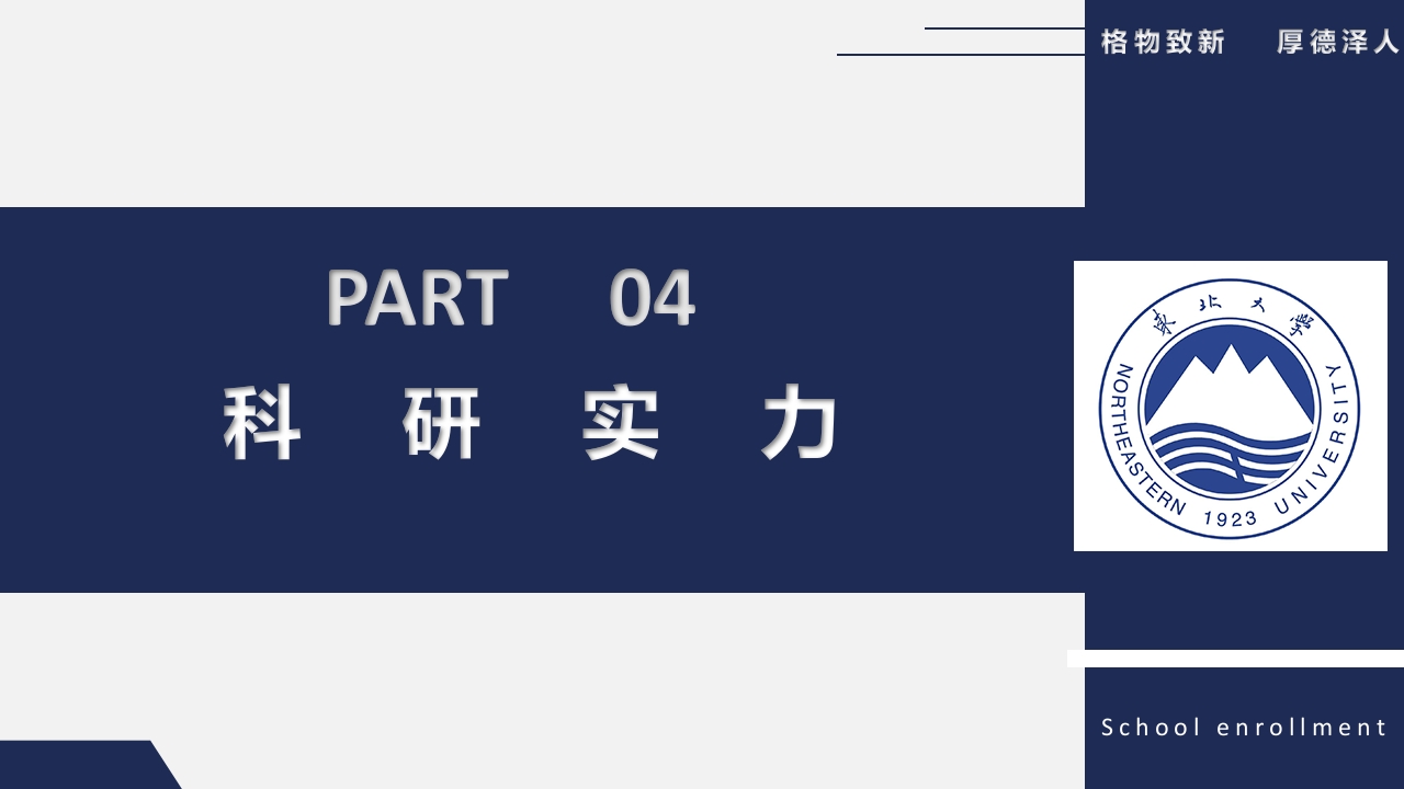 东北大学介绍PPT课件10