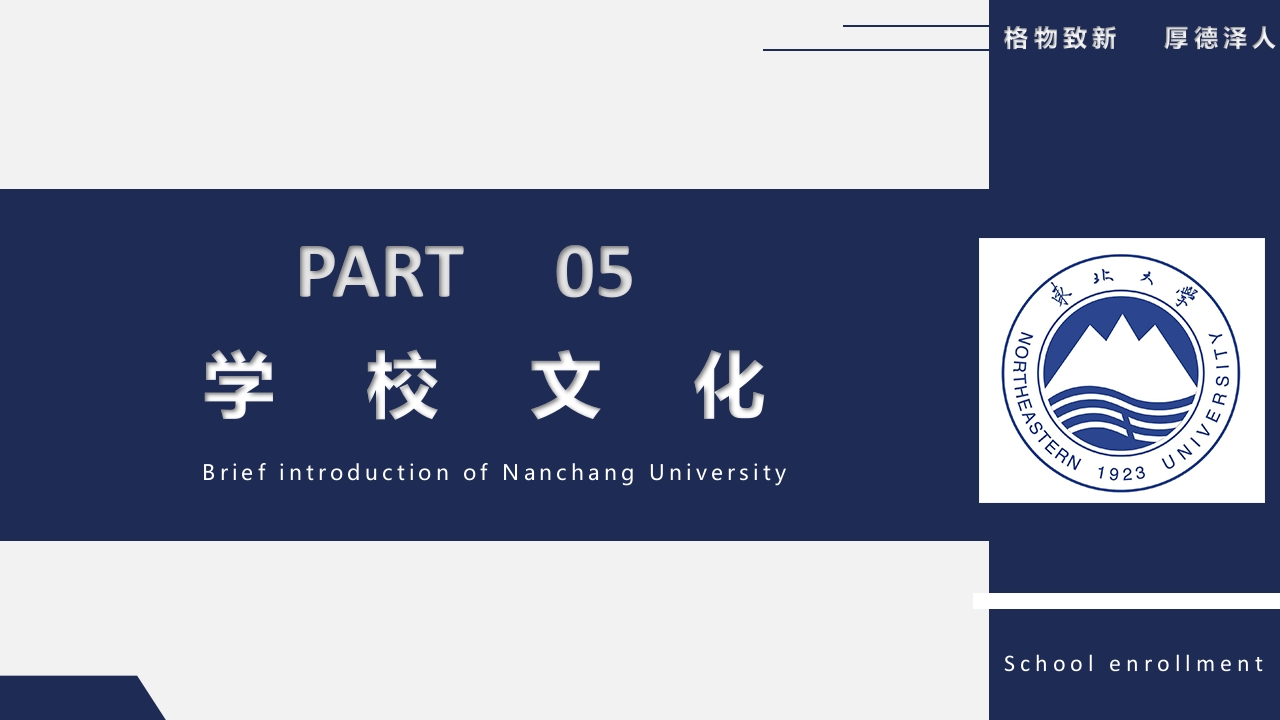 东北大学介绍PPT课件12