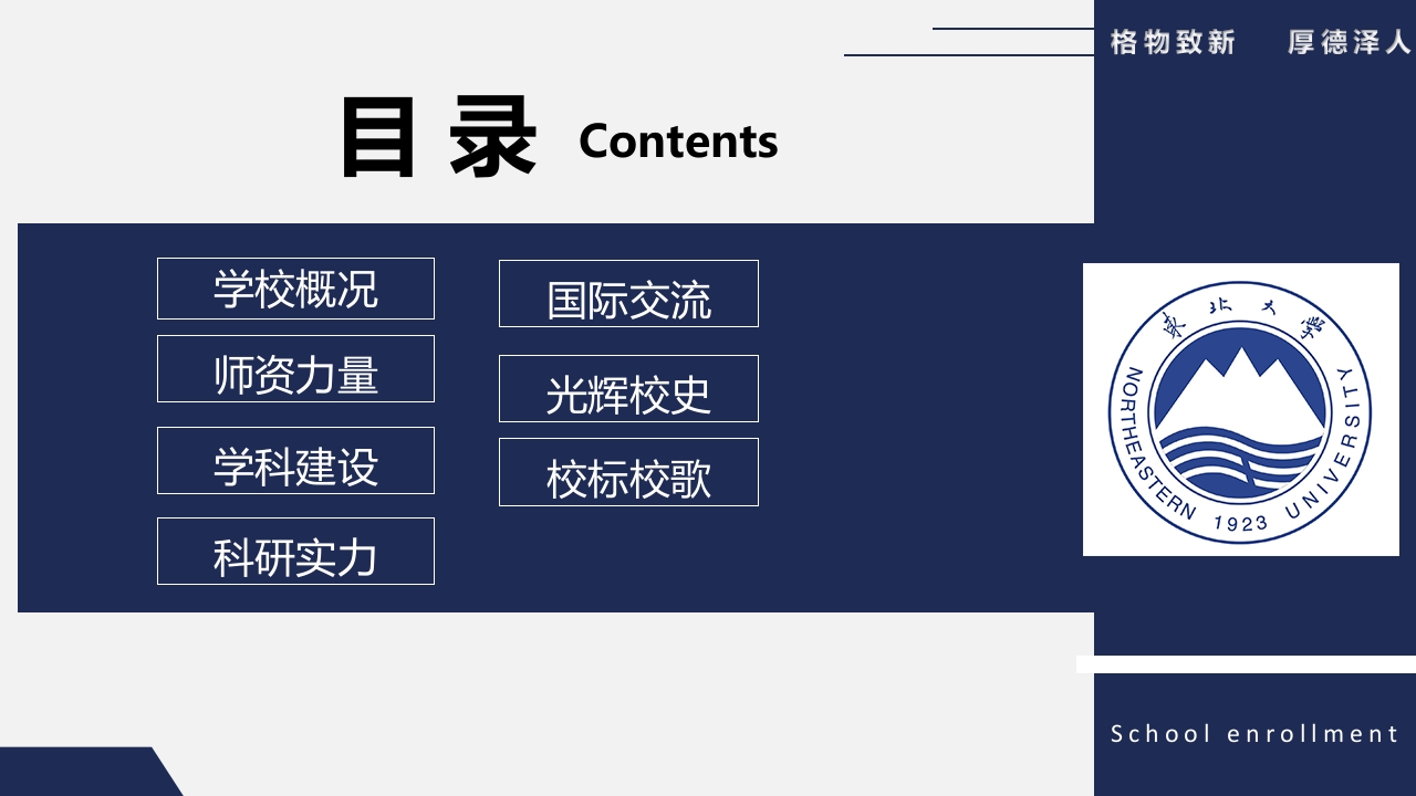 东北大学介绍PPT课件2