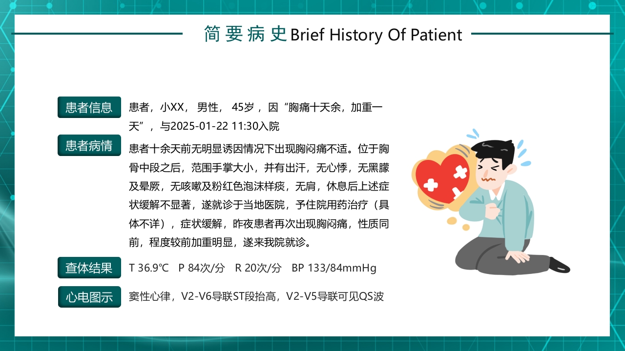 急性心梗护理查房规章知识讲座PPT课件4