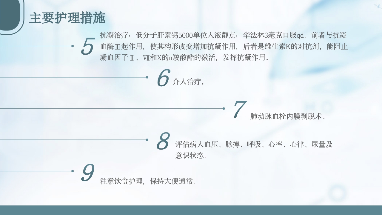 急性肺栓塞抢救流程PPT课件21