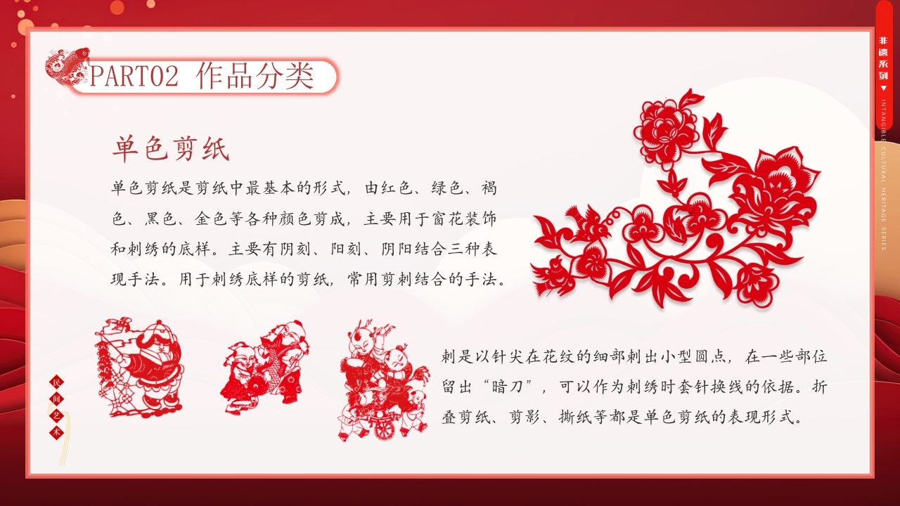非遗文化中国剪纸介绍PPT课件9