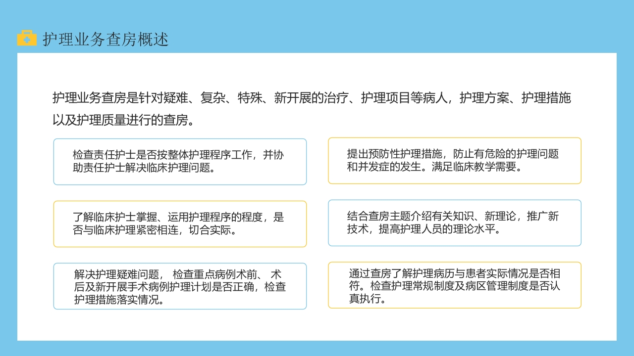 护理业务查房医学培训PPT课件4