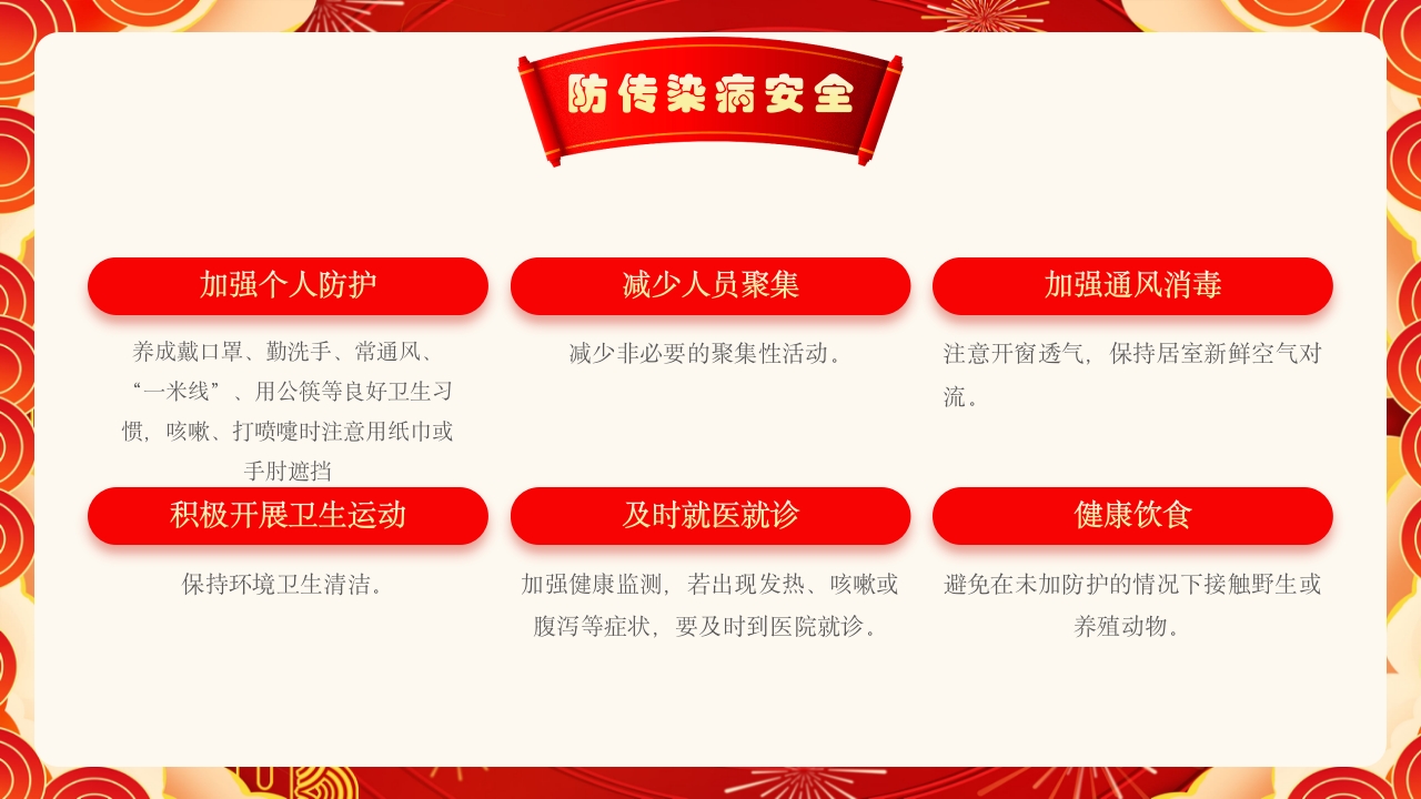 元旦假期安全教育PPT课件4