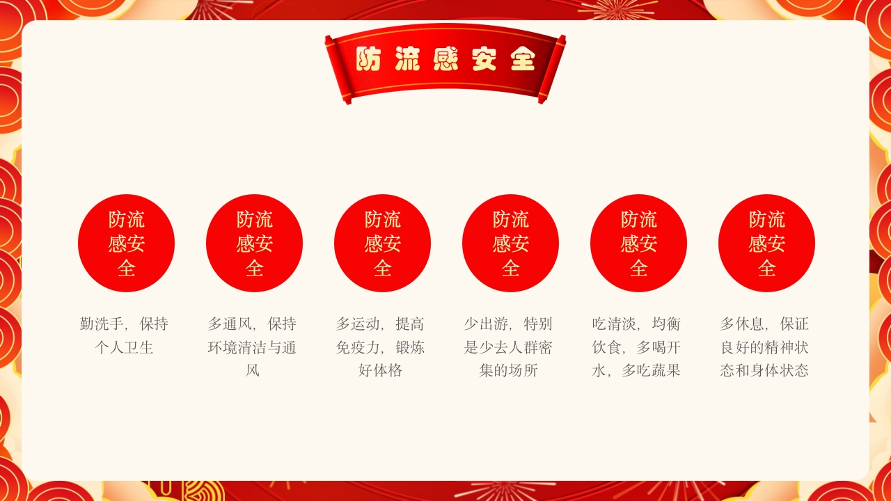 元旦假期安全教育PPT课件7