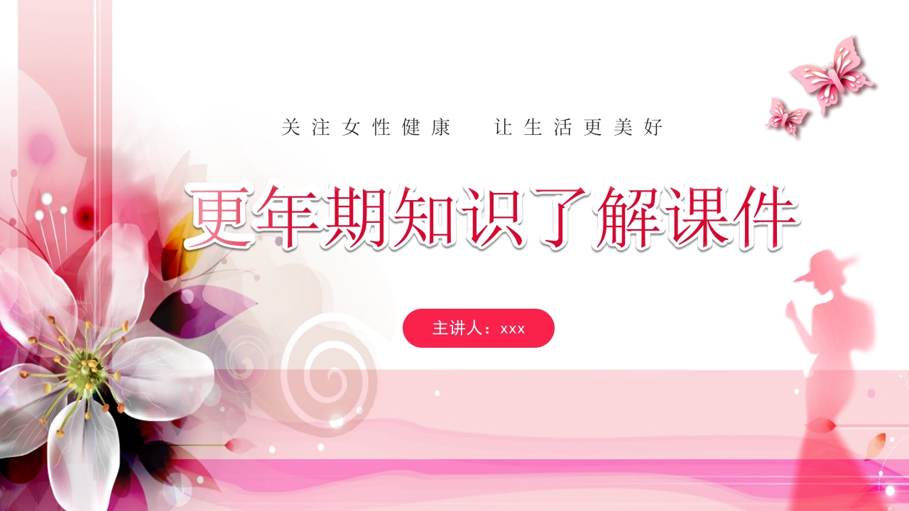 关注女性更年期健康教育ppt课件33