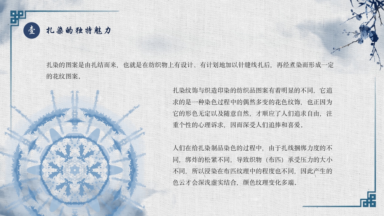 扎染绘锦绣 弘扬传统非遗文化PPT课件4