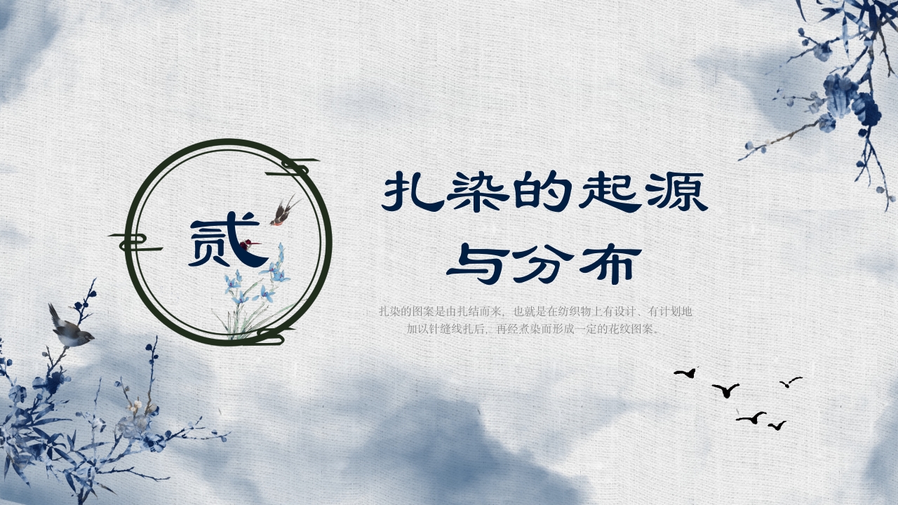 扎染绘锦绣 弘扬传统非遗文化PPT课件6