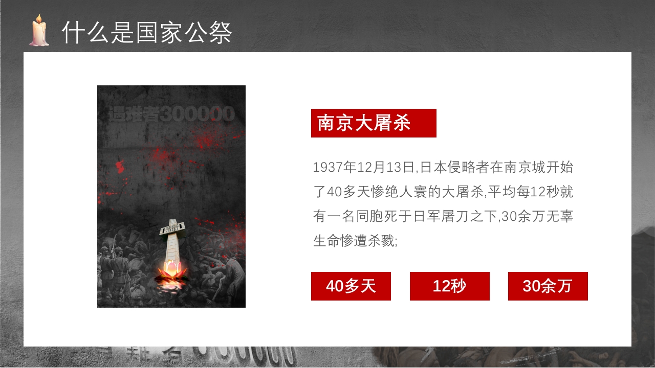 中小学生国家公祭日主题教育活动PPT课件4