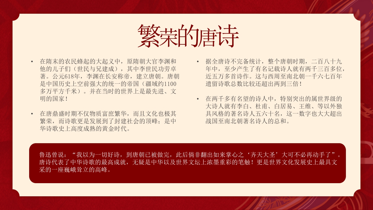 文化常识介绍中国唐诗PPT课件6