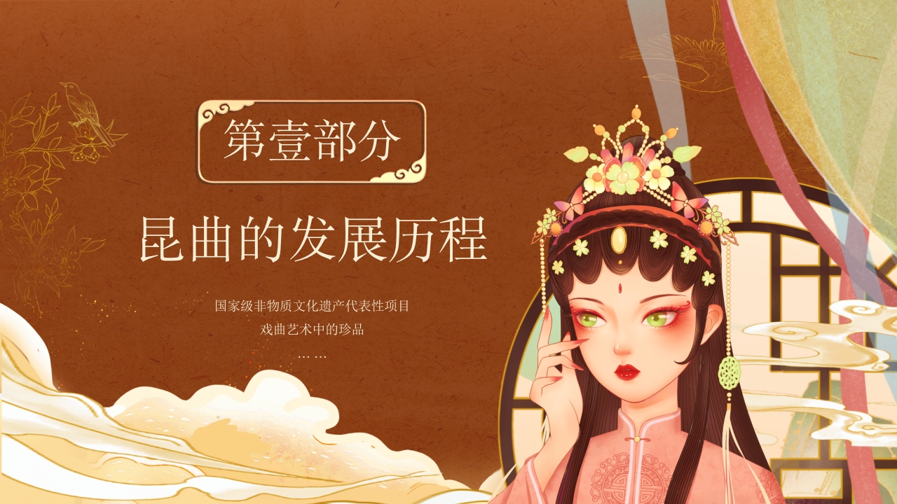 《昆曲》传统非物质文化遗产PPT课件3