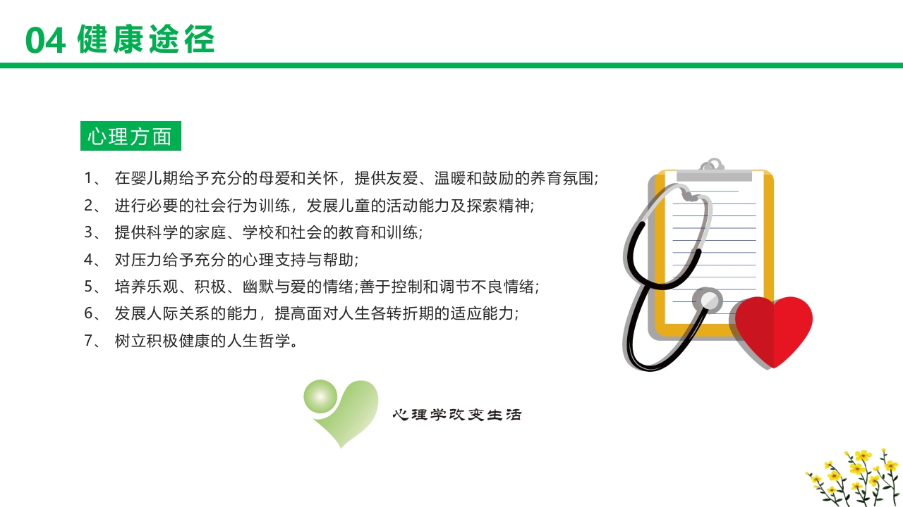 卡通风格的心理健康知识讲座PPT课件20