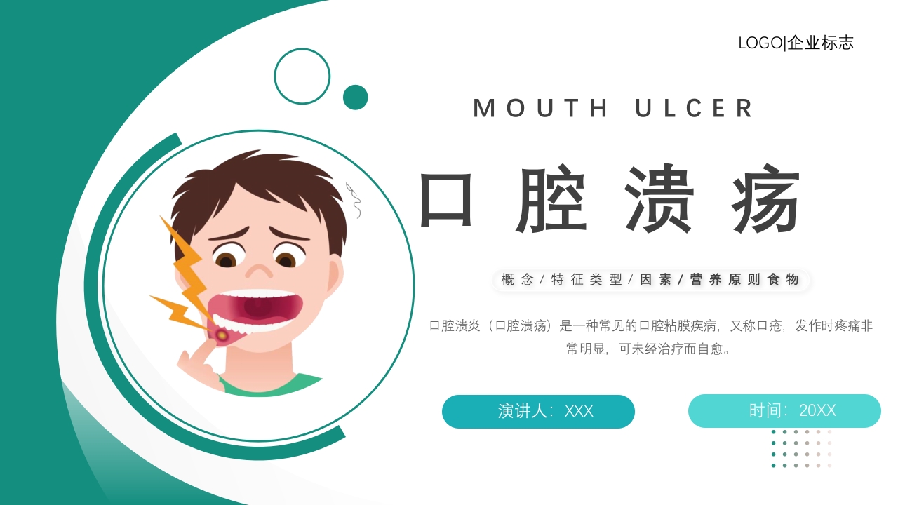 口腔溃疡知识PPT课件1