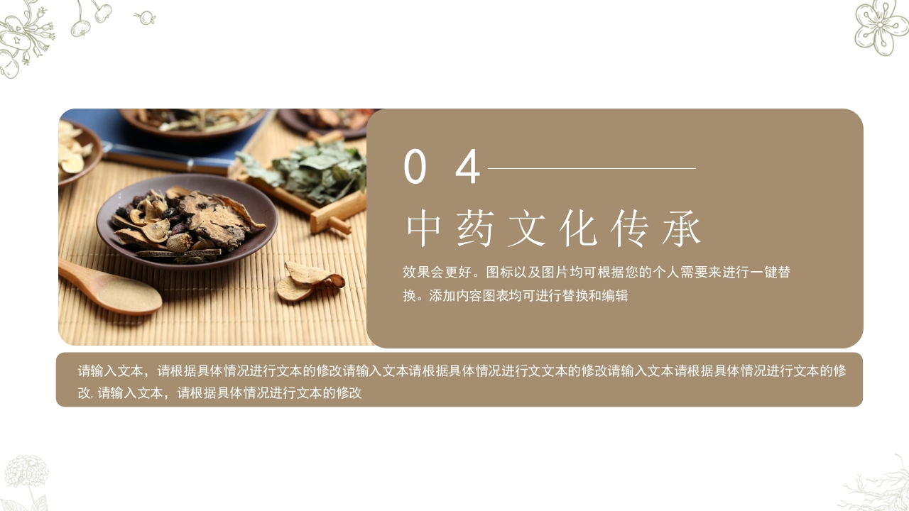 中药文化知识PPT模板12