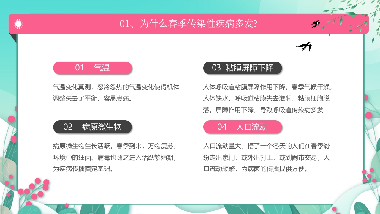 春季传染病预防PPT课件4