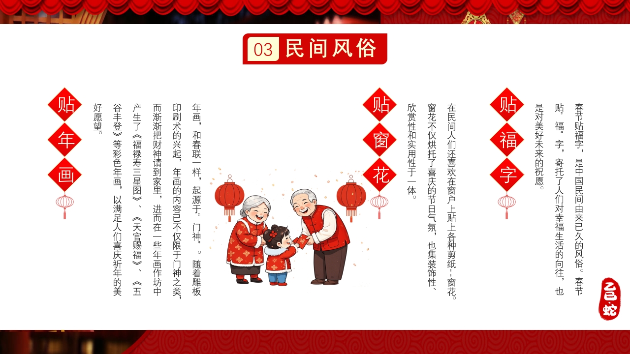 蛇年除夕传统文化介绍PPT课件15