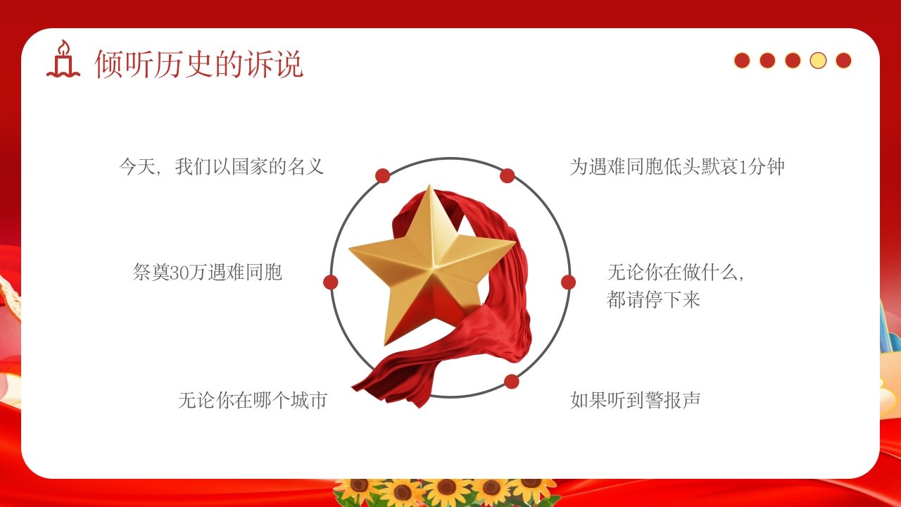 小学幼儿园国家公祭日主题教育活动PPT课件23