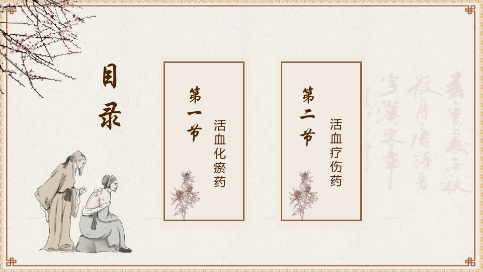 活血化瘀药中医养生PPT课件2