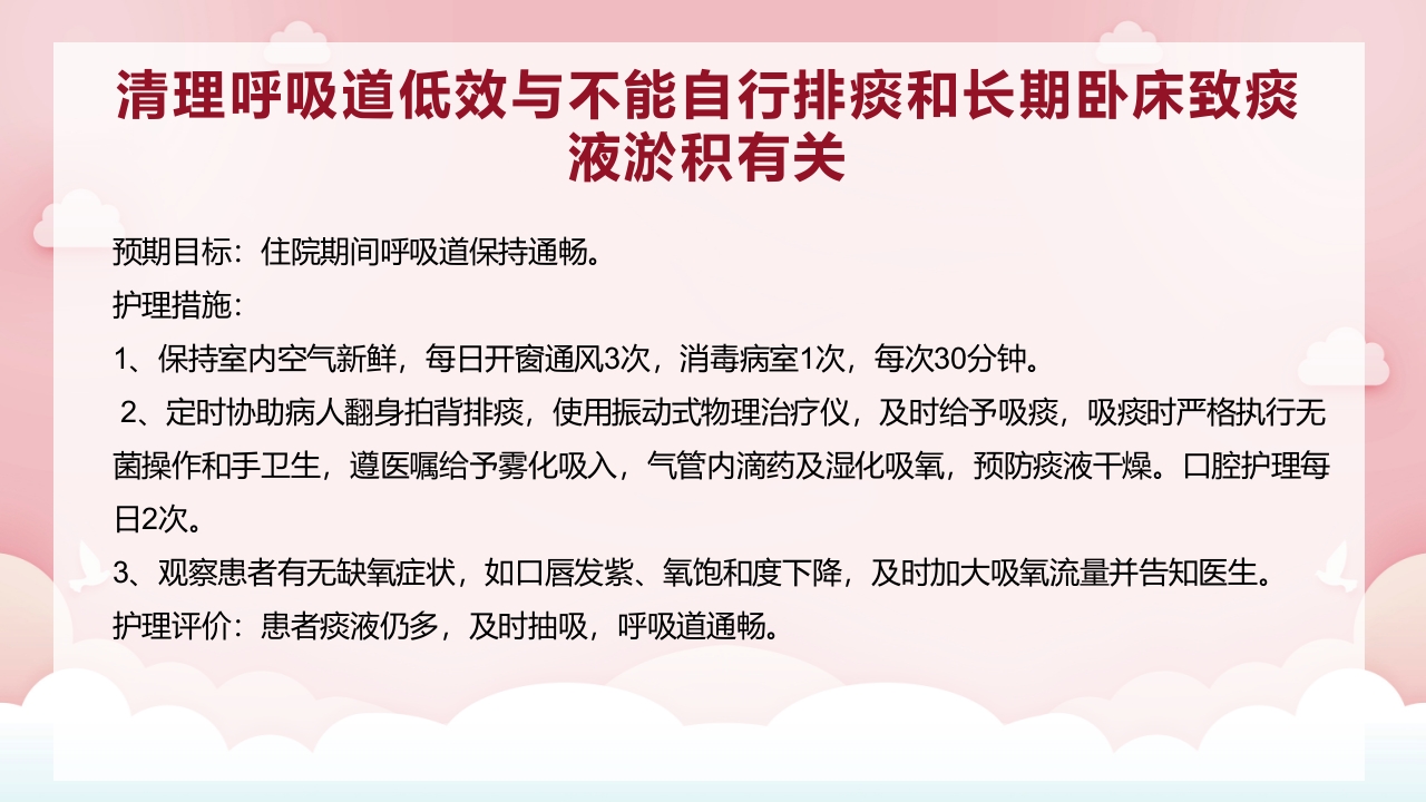 脑出血病人气管切开合并耐药菌感染的护理PPT课件14