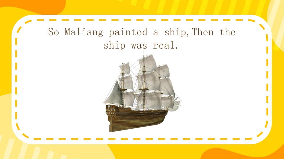 《神笔马良》英语绘本故事PPT课件12