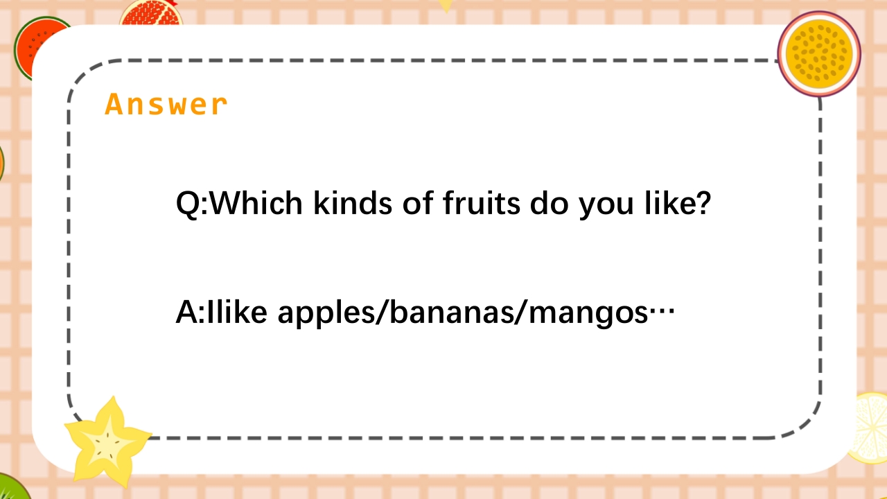 幼儿园水果英语PPT课件19