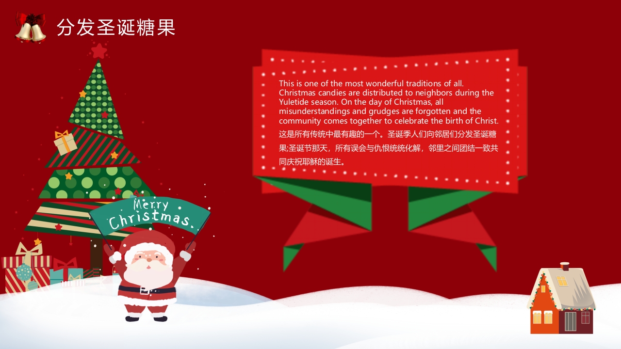 圣诞节英文介绍主题PPT课件19