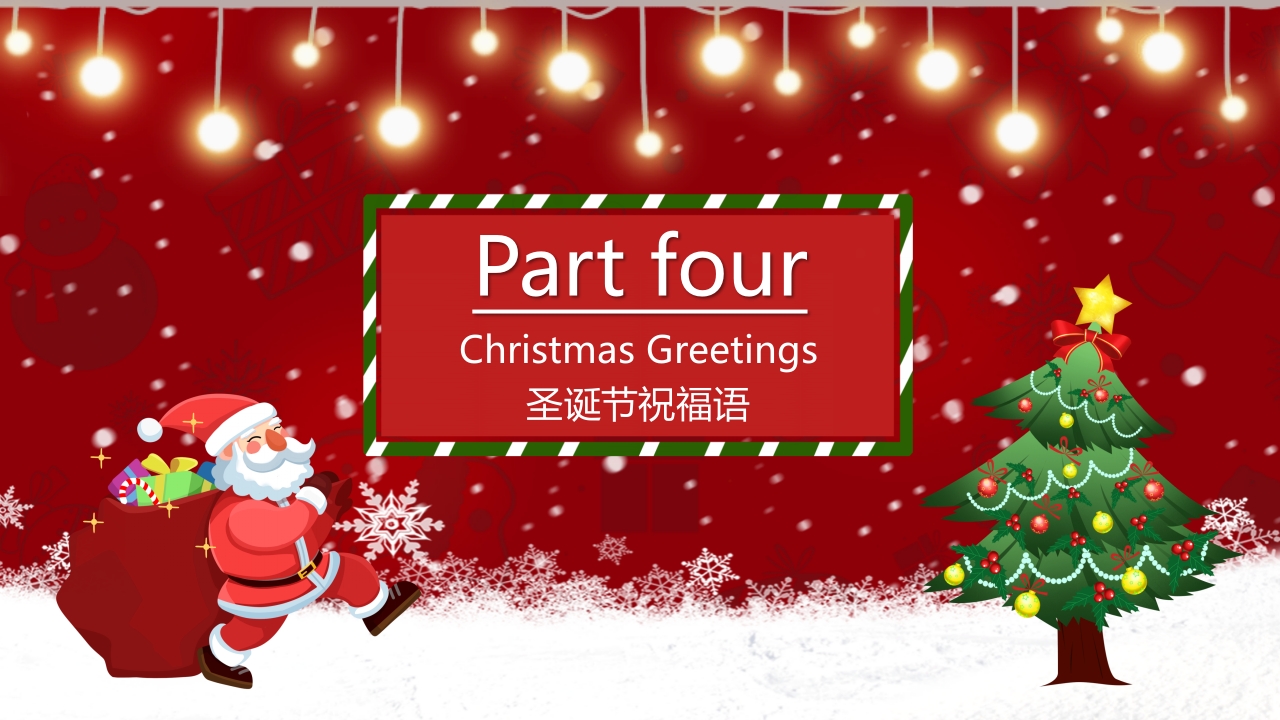 圣诞节英文介绍主题PPT课件21