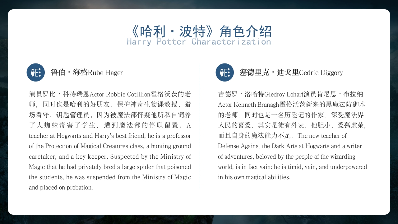 哈利波特英语电影英文介绍PPT课件26