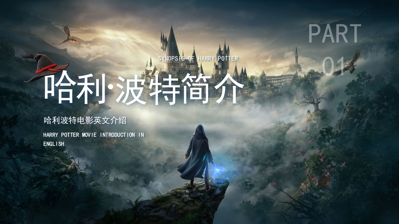 哈利波特英语电影英文介绍PPT课件3