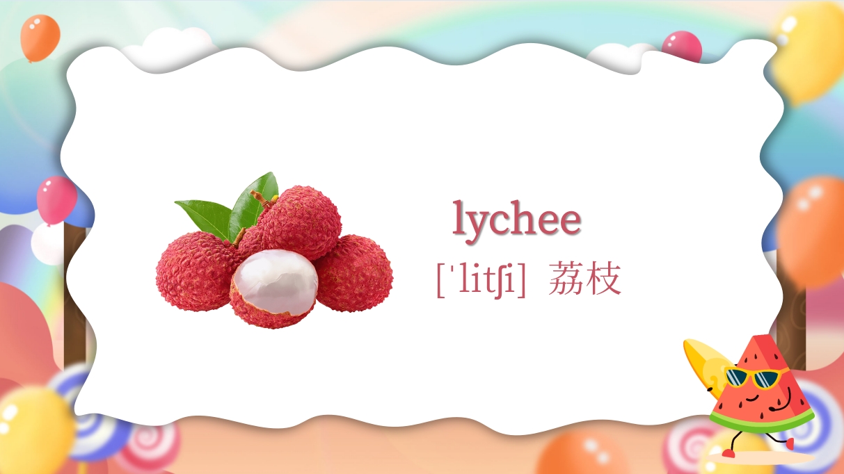 《水果篇》幼儿英语教学PPT课件19