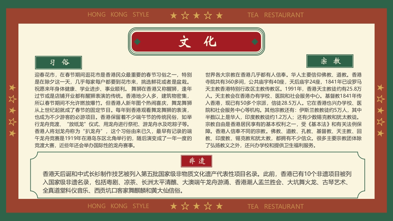 《专属你的港式记忆》香港城市介绍PPT课件16