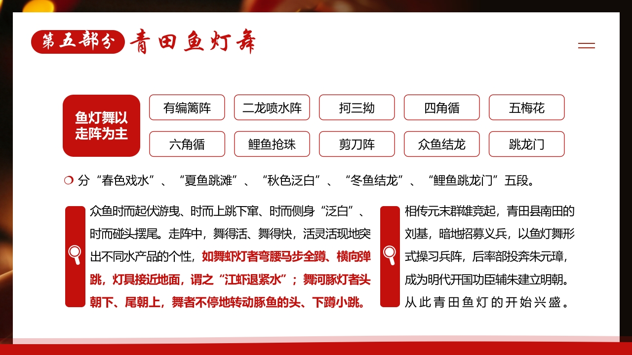 中国非遗文化鱼灯介绍PPT课件25