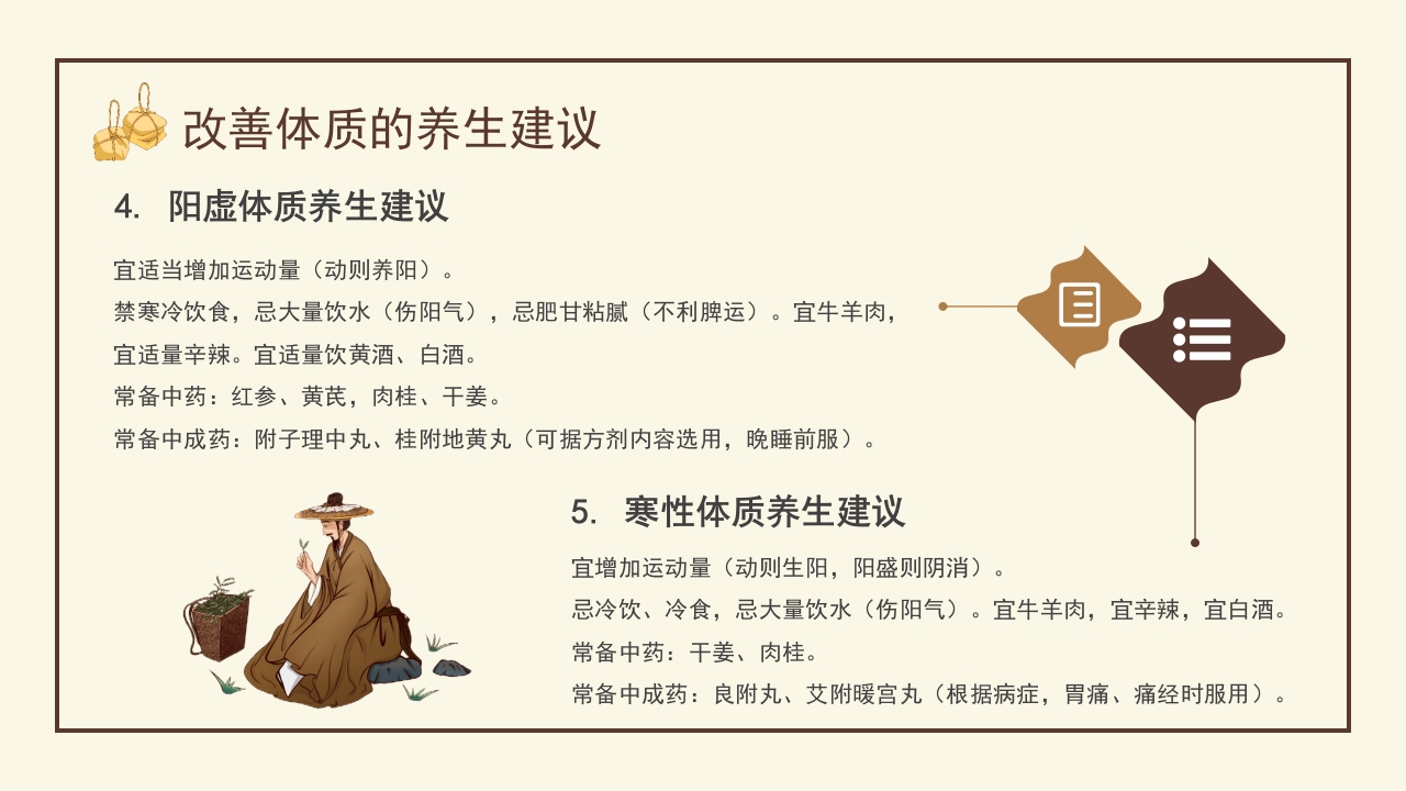 中医体质及养生方案介绍PPT课件20