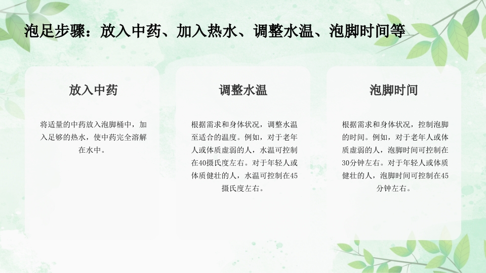 中药泡足PPT课件17