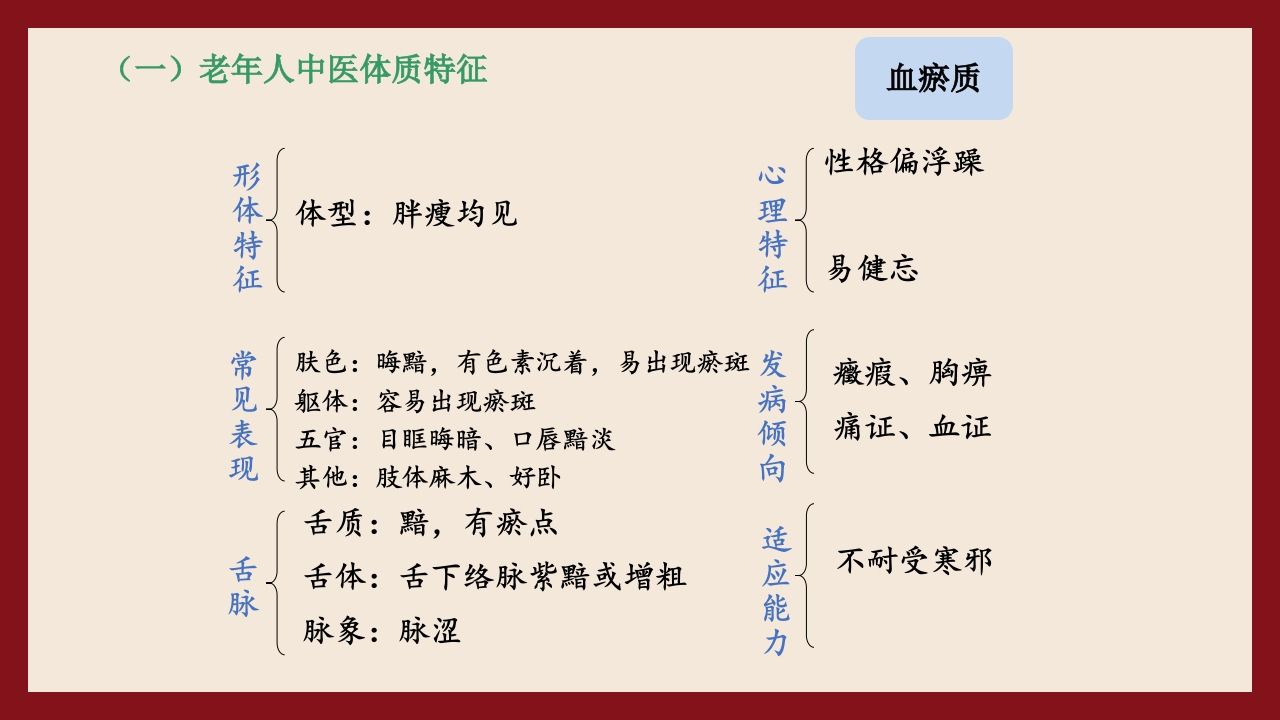老年人中医体质辨识与保健方法PPT课件32