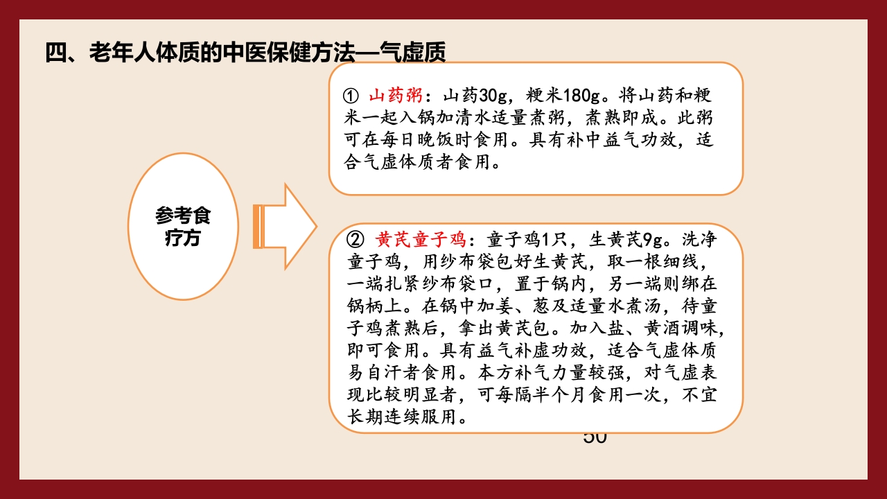 老年人中医体质辨识与保健方法PPT课件50