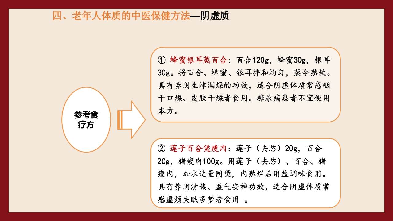 老年人中医体质辨识与保健方法PPT课件58