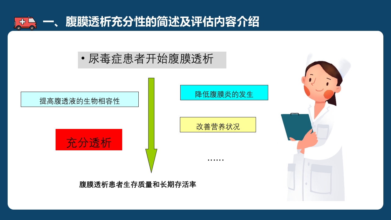 腹膜透析充分性的常用指标及计算PPT课件3