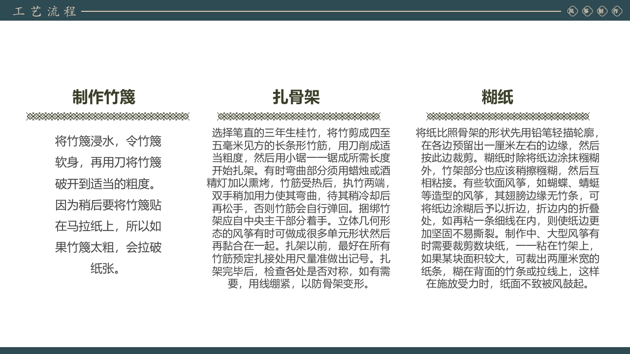 中国风风筝制作技艺PPT课件16