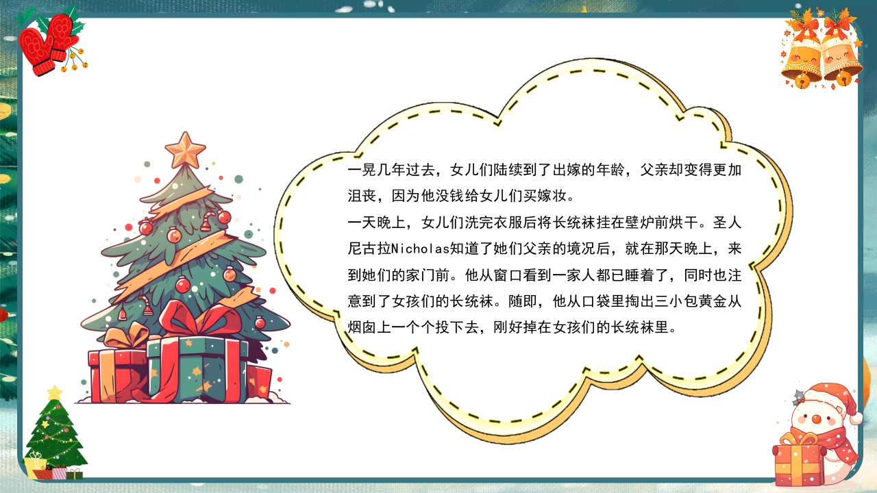 圣诞节圣诞老人传说PPT课件6