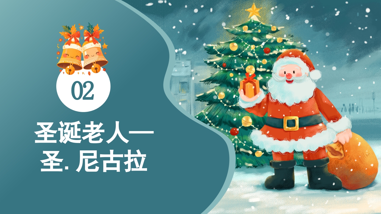 圣诞节圣诞老人传说PPT课件9