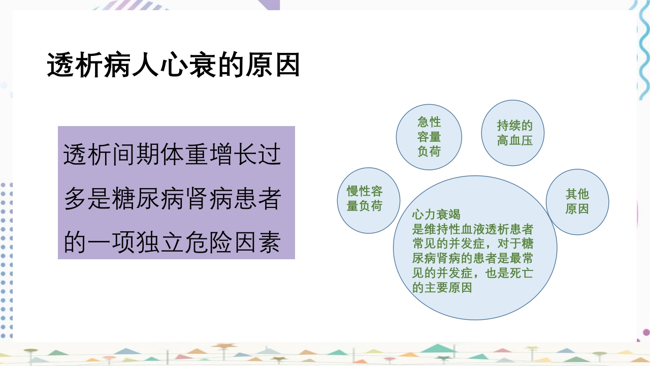 血液透析患者心力衰竭护理查房PPT课件4