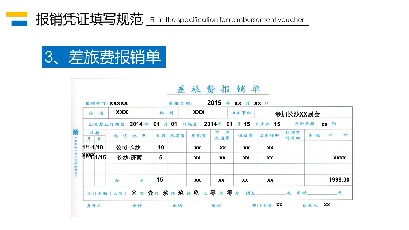 财务报销流程培训PPT课件14
