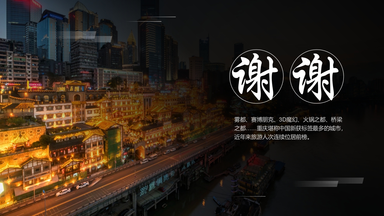重庆城市旅游宣传介绍PPT课件15