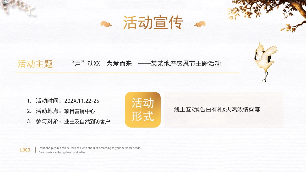 “感恩答谢会”房地产公司感恩节活动策划PPT课件4